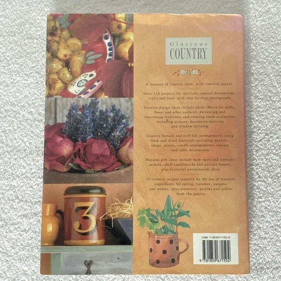 Vintage Glorious  Country Food Crafts Decorating DIY Hardcover Book - Picture 2 of 15